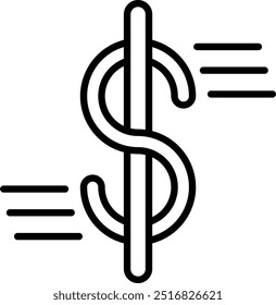 Dollar Sign icon design for personal commercial use
