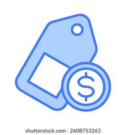 Dollar Sign Icon Element for Design