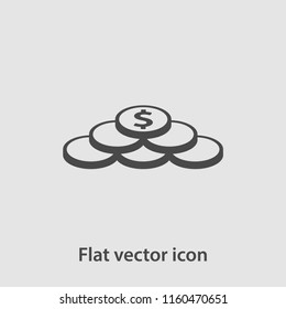 dollar sign icon stock vector illustration