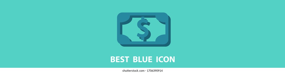 ilustración vectorial del icono de signo de dólar.