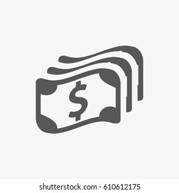 dollar sign icon stock vector illustration