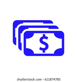 dollar sign icon stock vector illustration