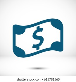 dollar sign icon stock vector illustration