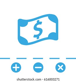 dollar sign icon stock vector illustration