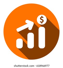 dollar sign icon stock vector illustration
