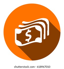 dollar sign icon stock vector illustration