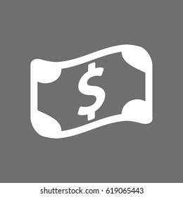 dollar sign icon stock vector illustration