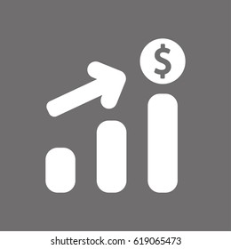 dollar sign icon stock vector illustration