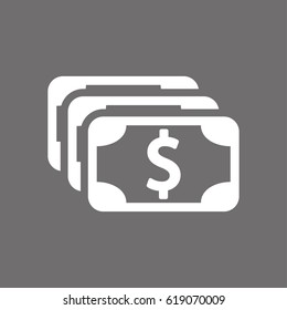 dollar sign icon stock vector illustration