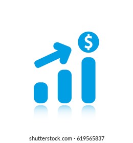 dollar sign icon stock vector illustration