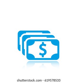 dollar sign icon stock vector illustration