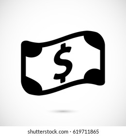 dollar sign icon stock vector illustration
