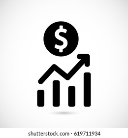 dollar sign icon stock vector illustration