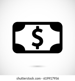 dollar sign icon stock vector illustration