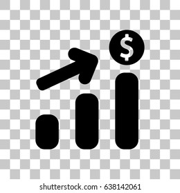 dollar sign icon stock vector illustration