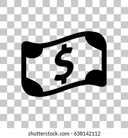 dollar sign icon stock vector illustration