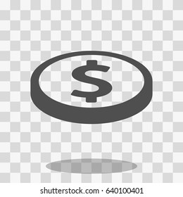 dollar sign icon stock vector illustration