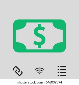 dollar sign icon stock vector illustration