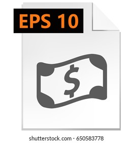 dollar sign icon stock vector illustration