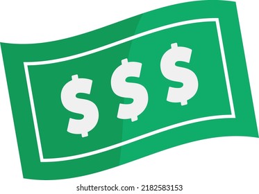dollar sign icon symbol note cash saving vector