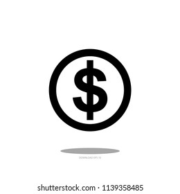 Dollar sign icon templates