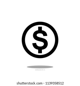 Dollar sign icon templates