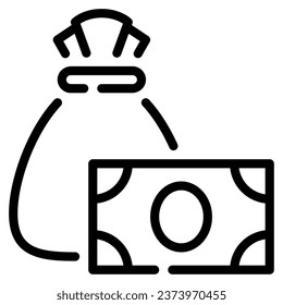 Dollar Sign Icon for uiux, web, app, infographic, etc