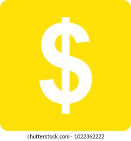 Dollar sign icon vector 