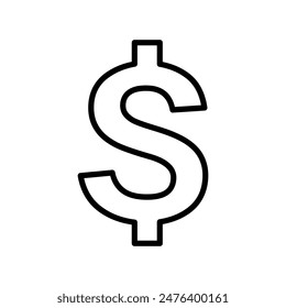 signo de dólar, Vector gráfico