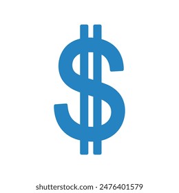 signo de dólar, Vector gráfico