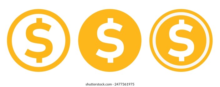 Dollarzeichen-Symbol, Vektorgrafik-Grafiken