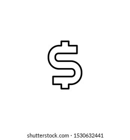 dollar sign icon vector illustration