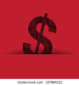 Dollar sign illustration