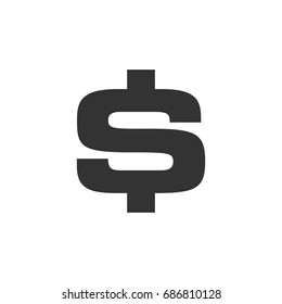 Dollar Sign Logo Template Illustration Design. Vector EPS 10.