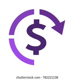 Dollar sign money icon