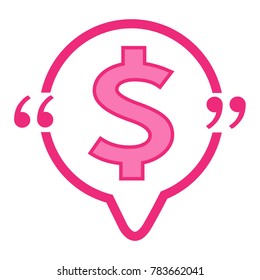 Dollar sign money icon