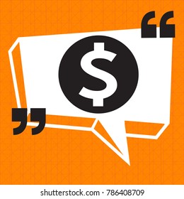 Dollar sign money icon