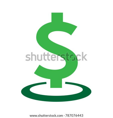 Geld symbol schwarz