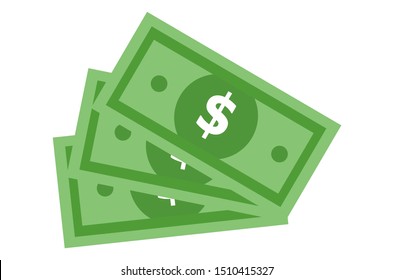 Dollar sign, money dollar icon - currency dollar bill symbol.