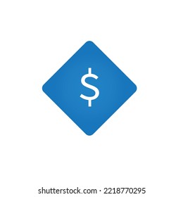 Icono de inicio de sesión de dólar. Ilustración vectorial.