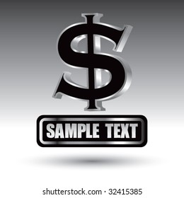 dollar sign on namplate