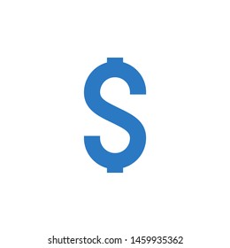 Dollar Sign related vector glyph icon. Isolated on white background. Vector illustration.