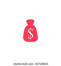 with dollar sign sack