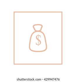 with dollar sign sack