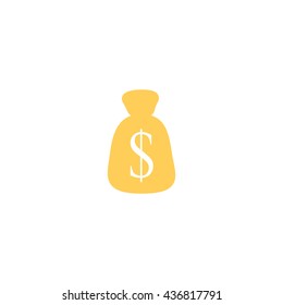 with dollar sign sack