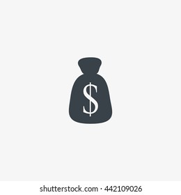 with dollar sign sack