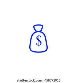 with dollar sign sack