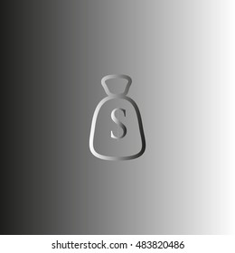 with dollar sign sack