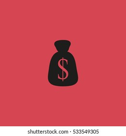 with dollar sign sack