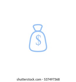 with dollar sign sack
